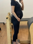 妊娠中の方でも快適に着られるので素晴らしいです。お腹周りに不快感がなく、よく伸びます！