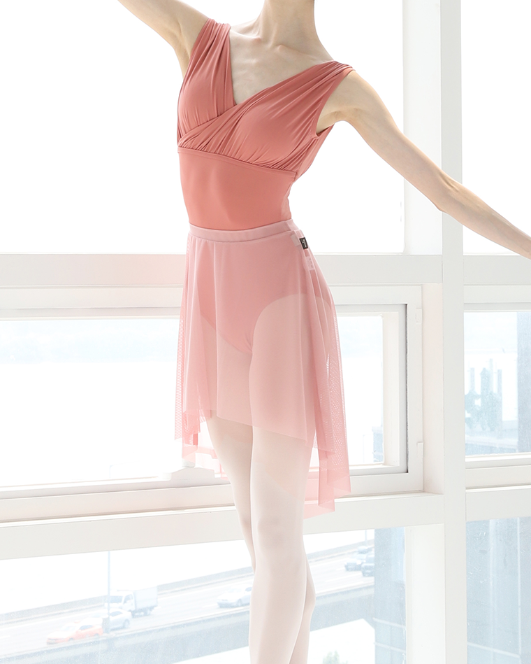 シャインメッシュ プルオンスカート [ピンク] Shine Mesh Pull-on Skirt [Pink] Korea