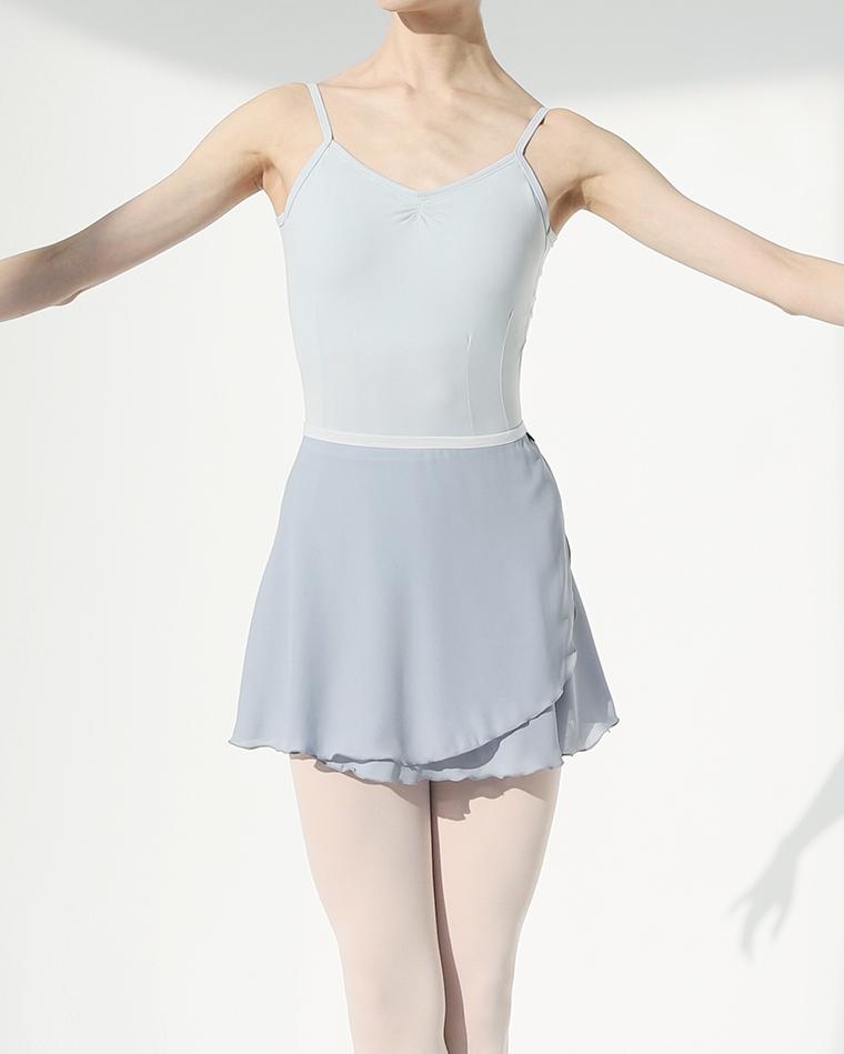ミニストレッチスカート-アッシュブルー [Mini Stretch Skirt-Ash Blue] Korea