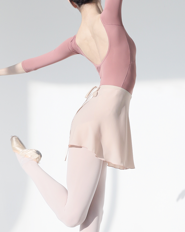 ミニストレッチスカート-ピンクベージュ [Mini Stretch Skirt-Pink Beige] Korea