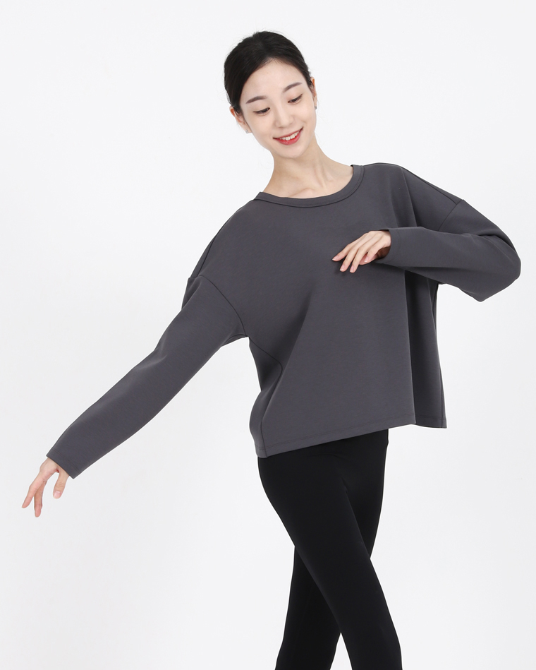 スイングティーシャツ-チャーコール [Swing T-shirt-Charcoal]
