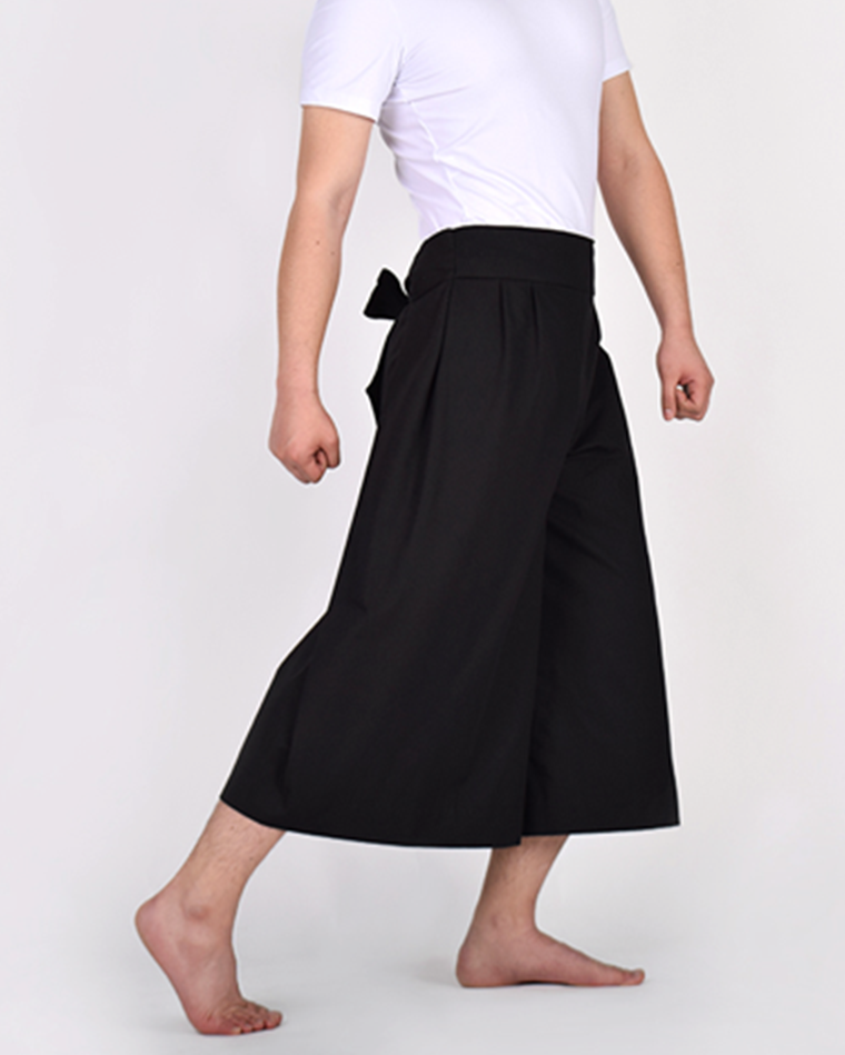 ストレートの各パンツ[ブラック] Korea
