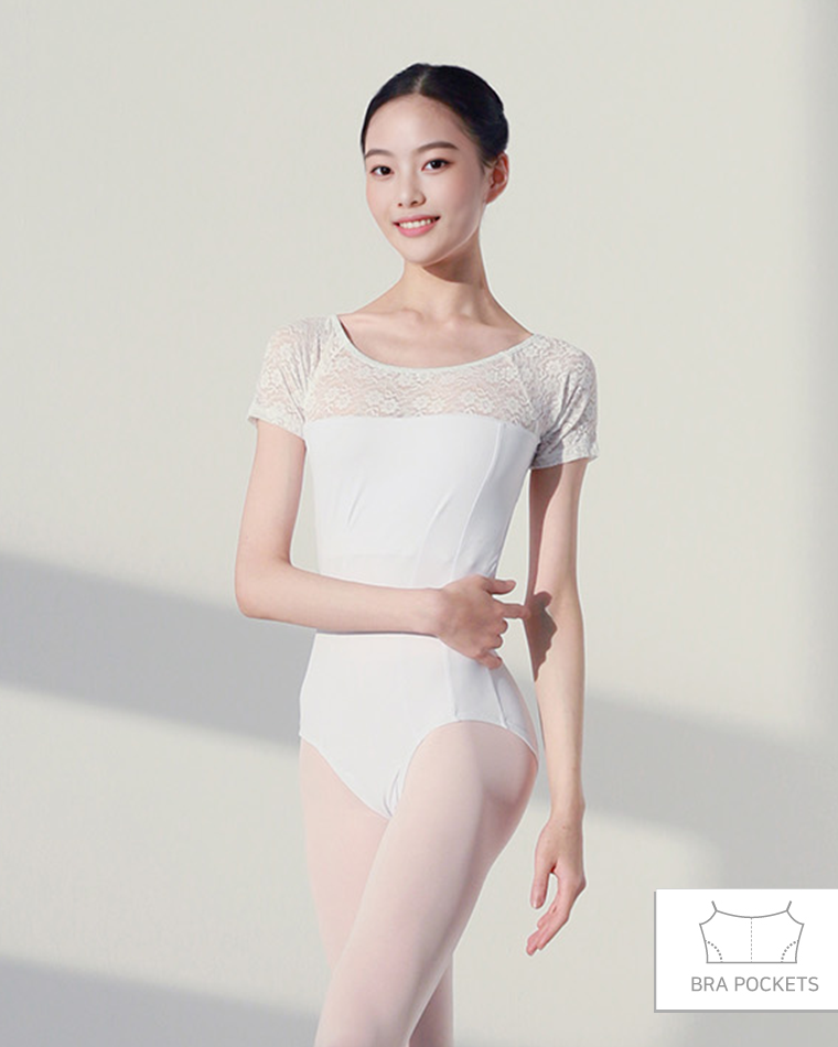 プリティレオタード-ホワイト [Pretty Leotard-White] Korea