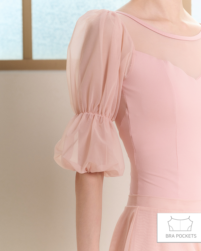 エルザレオタード[ソフトピンク] Elsa leotard [soft pink]