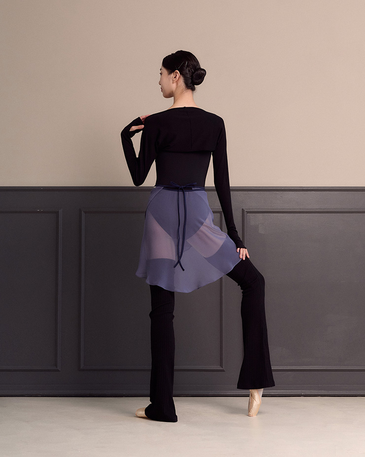 フレアレグウォーマー[ブラック] Flare leg warmers [Black] Korea