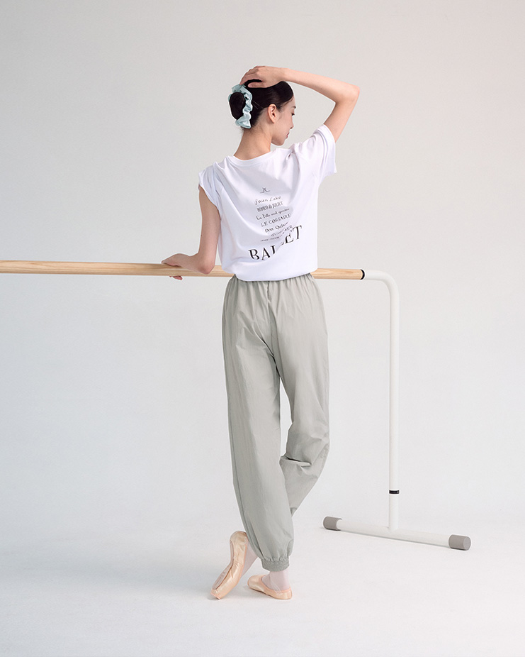 リンクル ウォームアップパンツ【ライトグレー】Wrinkle Warm-up Pants[Light Gray] Korea