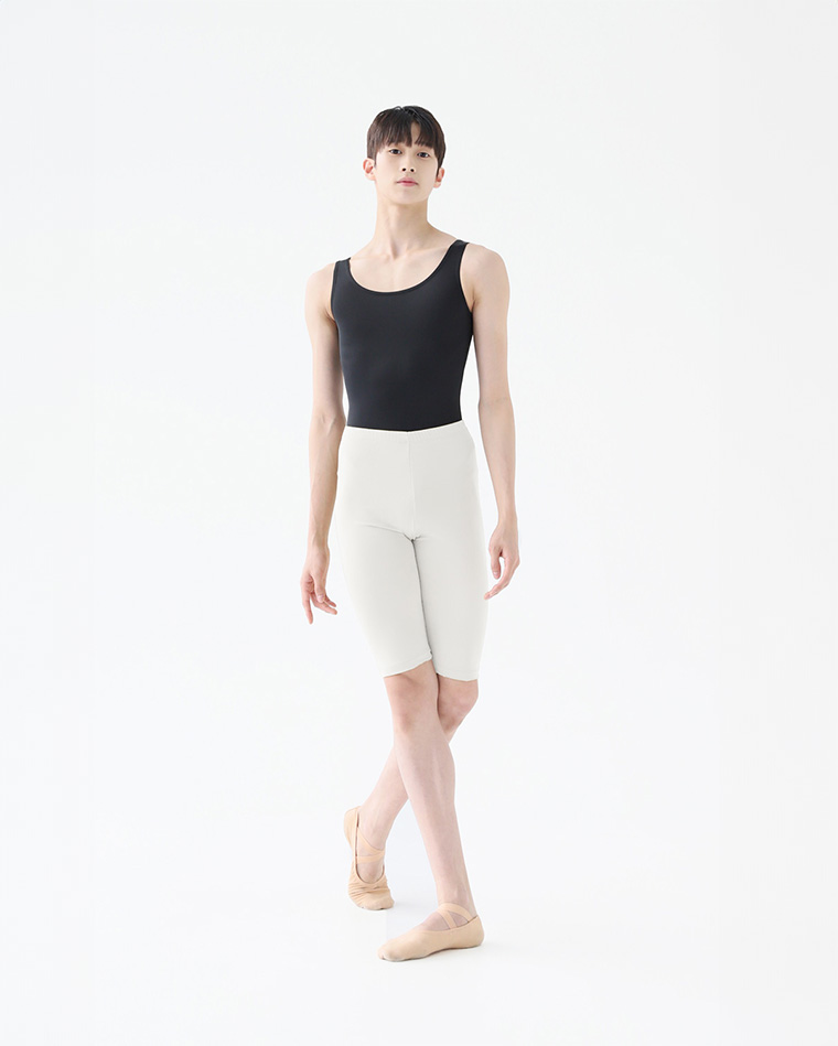 [メンズ]タイズ5部[ホワイト] [Men's] Tights 5-part [White] Korea