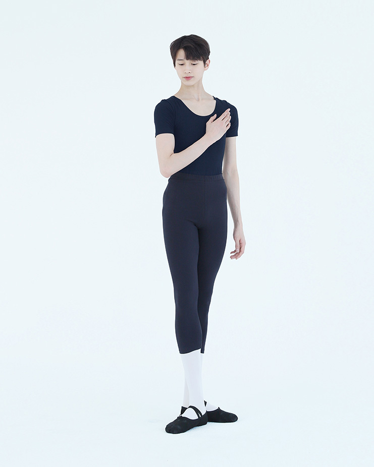 *[メンズ]ベーシック半そでレオタード[ネイビー] *[Men's] Basic Short-sleeve Leotard [Navy] Korea
