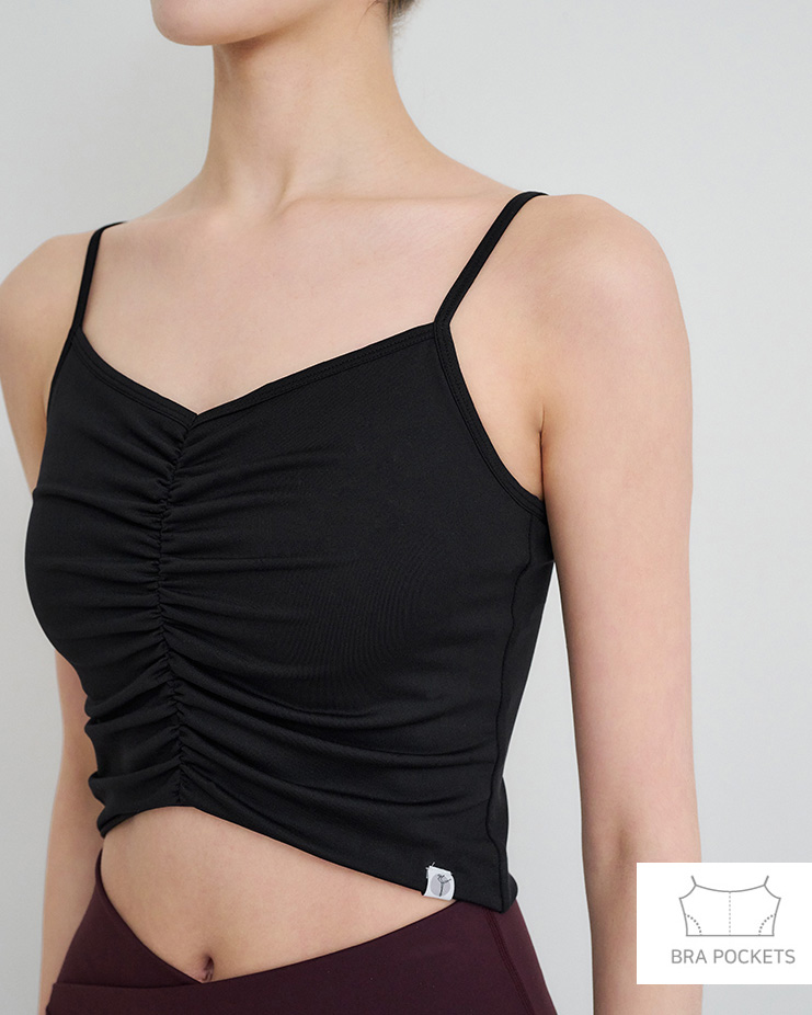 ベルナキャミソールトップ[ブラック] Berna Camisole Tower [Black] Korea