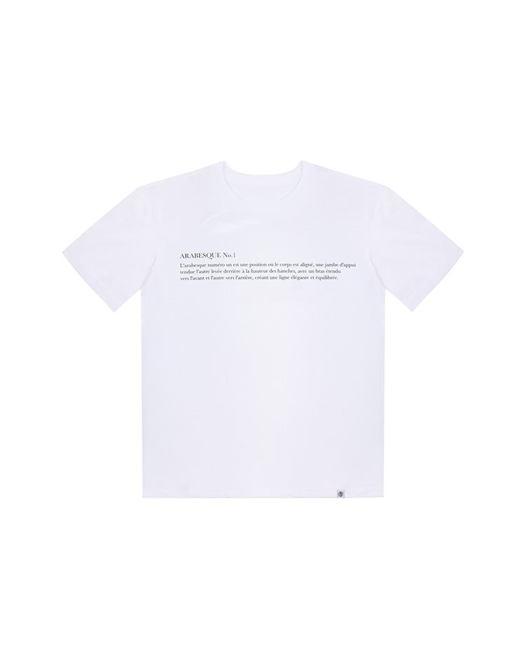 アラベスクティーシャツ[ホワイト] Arabesque T-shirt [White]  Korea