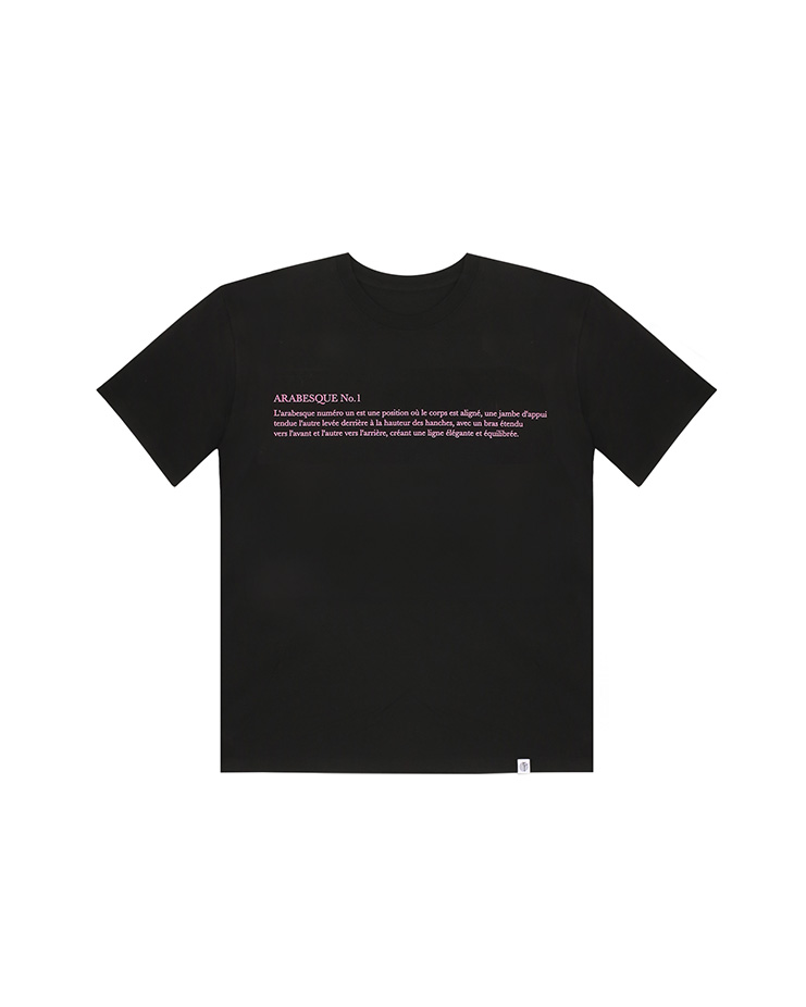 アラベスクティーシャツ[ブラック] Arabesque T-shirt [Black] Korea