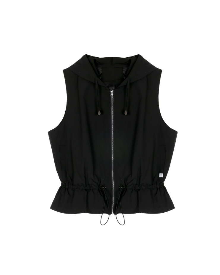 レヴェランス フード ベスト[ブラック] Reverence Hood Vest [Black] Korea