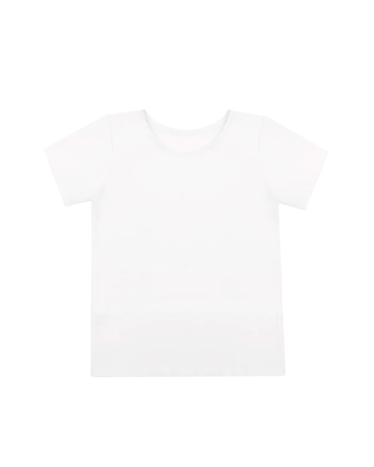 三つ子バレエトップ[ホワイト] [Triplets Ballet T-shirt - White]