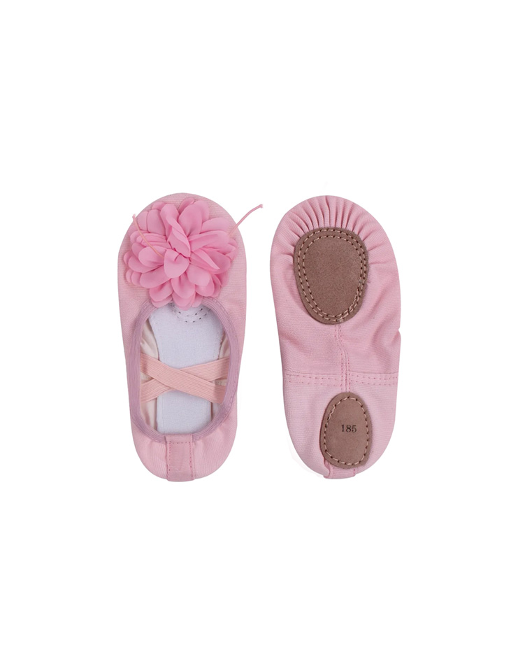 Kids’ Corsage Shoes [Pink – Lace up]